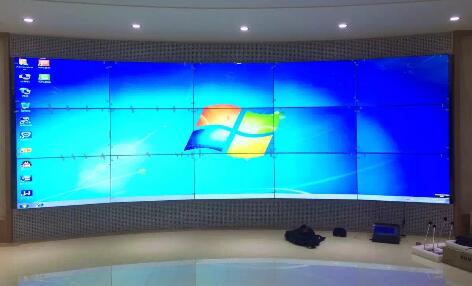 46寸液晶拼接方案渲染商業(yè)繁華之美