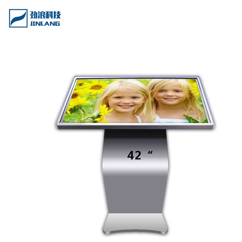 42寸液晶高清多媒體播放觸摸查詢機(jī)斜邊式安卓觸摸版