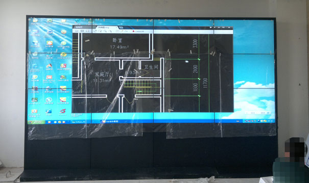 重慶力帆控股有限公司液晶拼接成功案例